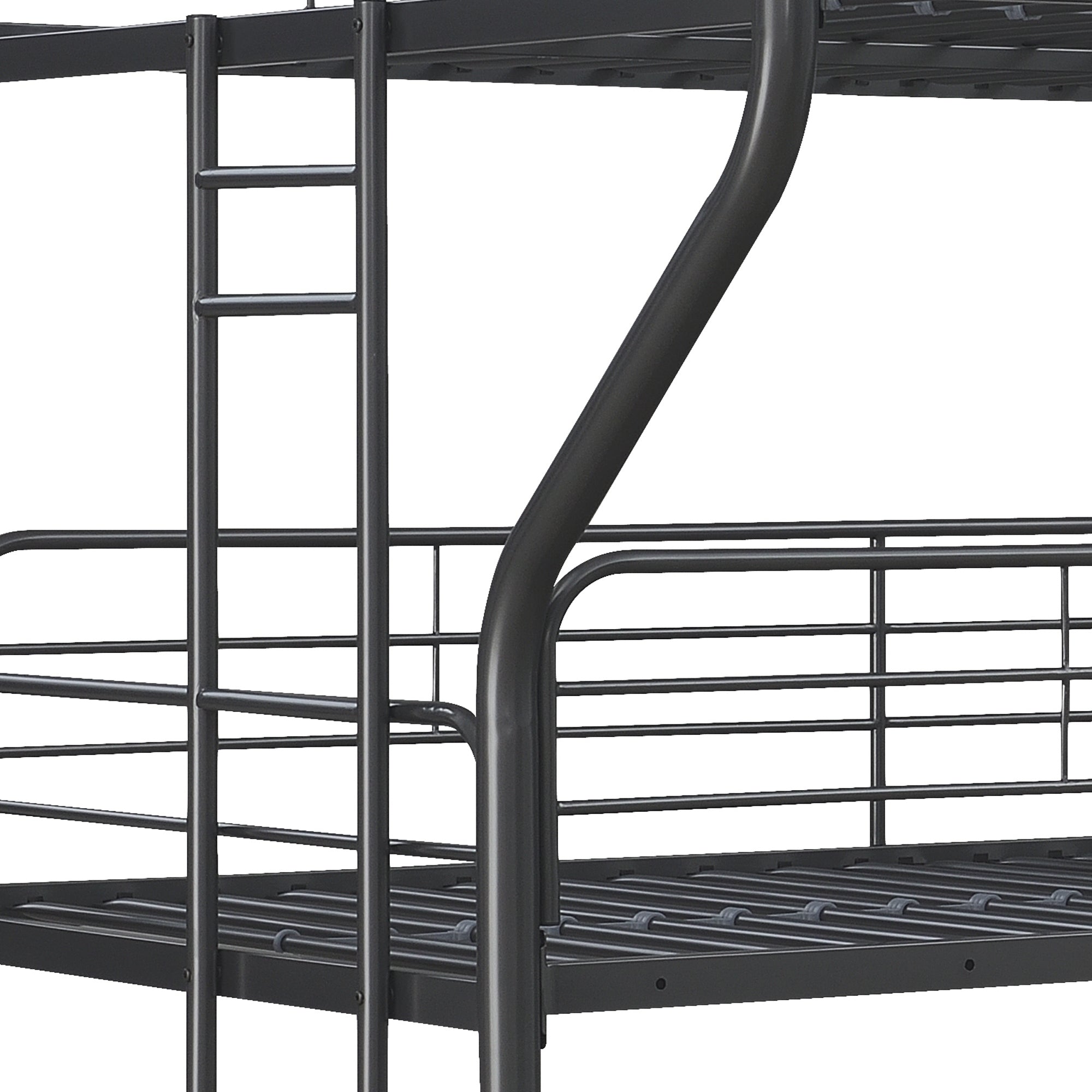 Furniture   Triple Bunk Bed, FULL/Twin/FULL, black Furniture   Triple Bunk Bed, FULL/Twin/FULL, black