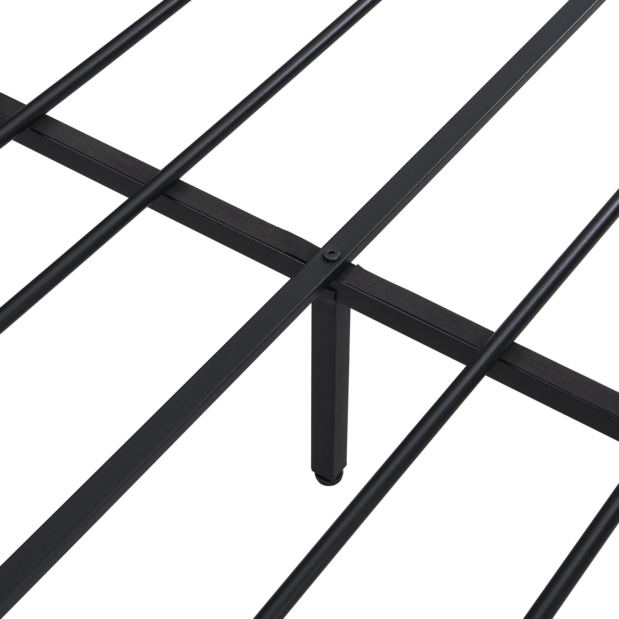 Queen Size  Metal Platform Bed Frame with Wooden Headboard and Footboard with USB LINER, No Box Spring Needed, Large Under Bed Storage, Easy Assemble Queen Size  Metal Platform Bed Frame with Wooden Headboard and Footboard with USB LINER, No Box Spring Needed, Large Under Bed Storage, Easy Assemble