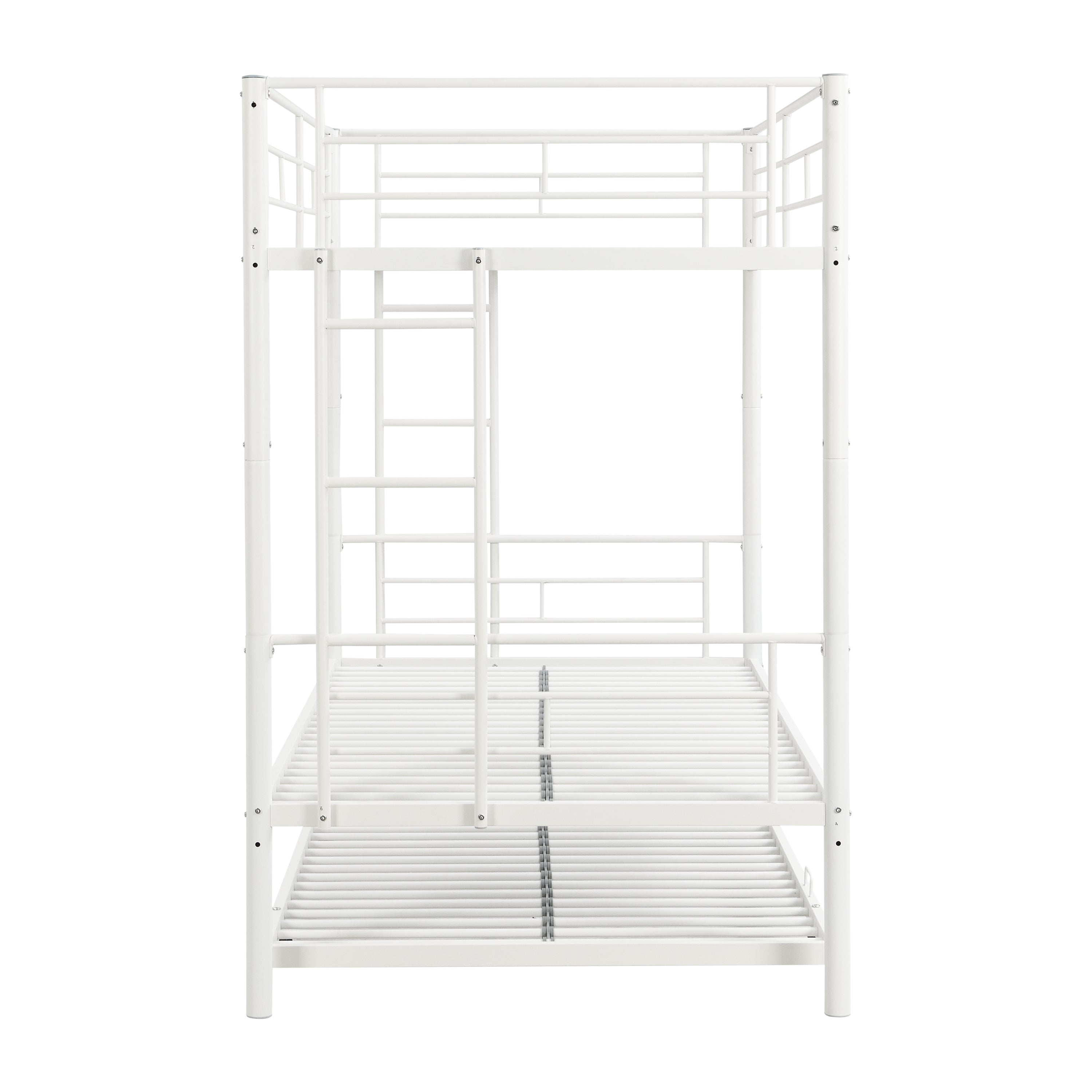 METAL Bunk Bed with trundle WHITE METAL Bunk Bed with trundle WHITE