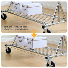 Clothes Rack Heavy Duty Clothing Rack 600LBS Rolling Clothes Racks for Hanging Clothes, Commercial Garment Rack Heavy Duty Clothes Rack Collapsible & Portable Clothing Rack with Wheels
