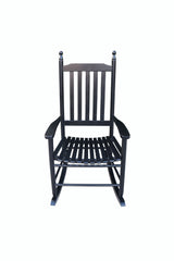 wooden porch rocker chair BLACK, without mat