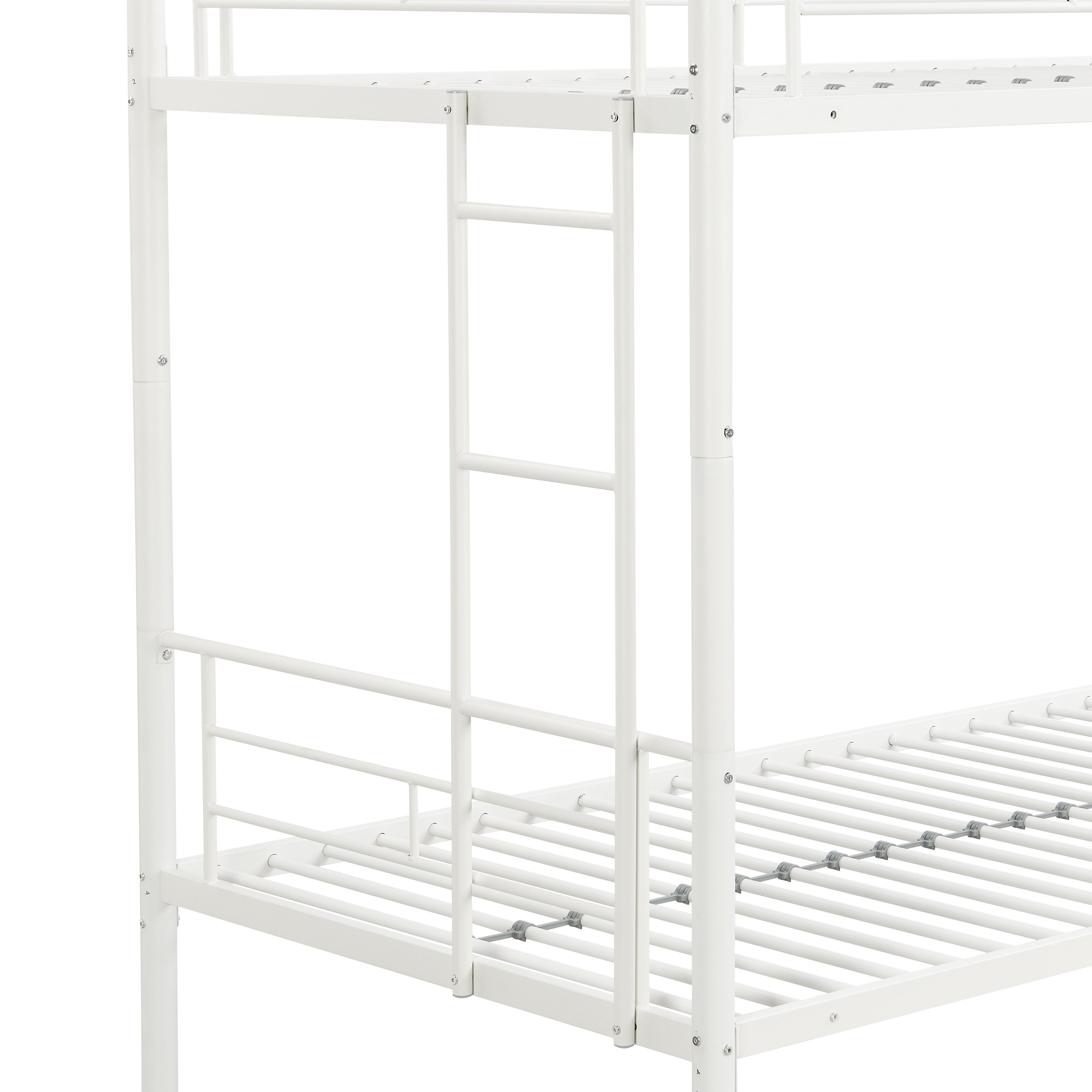 METAL Bunk Bed with trundle WHITE METAL Bunk Bed with trundle WHITE