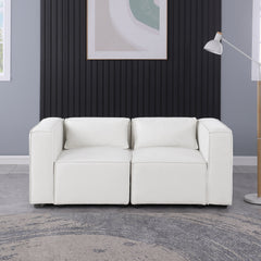 modular sofa BEIGE chenille fabric, simple and grand, the seat and back is very soft. this is also a KNOCK DOWN sofa