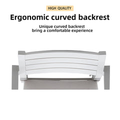 Outdoor Dining Chairs Set - 4PCS Aluminum Stationary with Sunbrella Cushions, Grayish