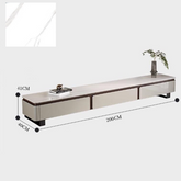 Stylish TV Cabinet with Sintered Stone Top and Multi-Layer Pine Board Construction faml-308