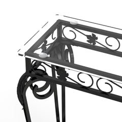 Glass & Metal Console Table, Entryway & Hallway Table