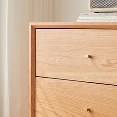 Sleek Cabinet in Rich Natural Cherry Wood - Perfect for Any Home Decor! fcp-1317