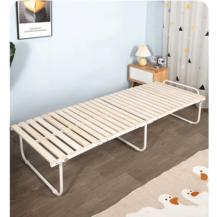 Stylish White Paulownia Wood Bed Frame with Steel Accents - Elegant Natural Finish fcsnm-901 Stylish White Paulownia Wood Bed Frame with Steel Accents - Elegant Natural Finish fcsnm-901