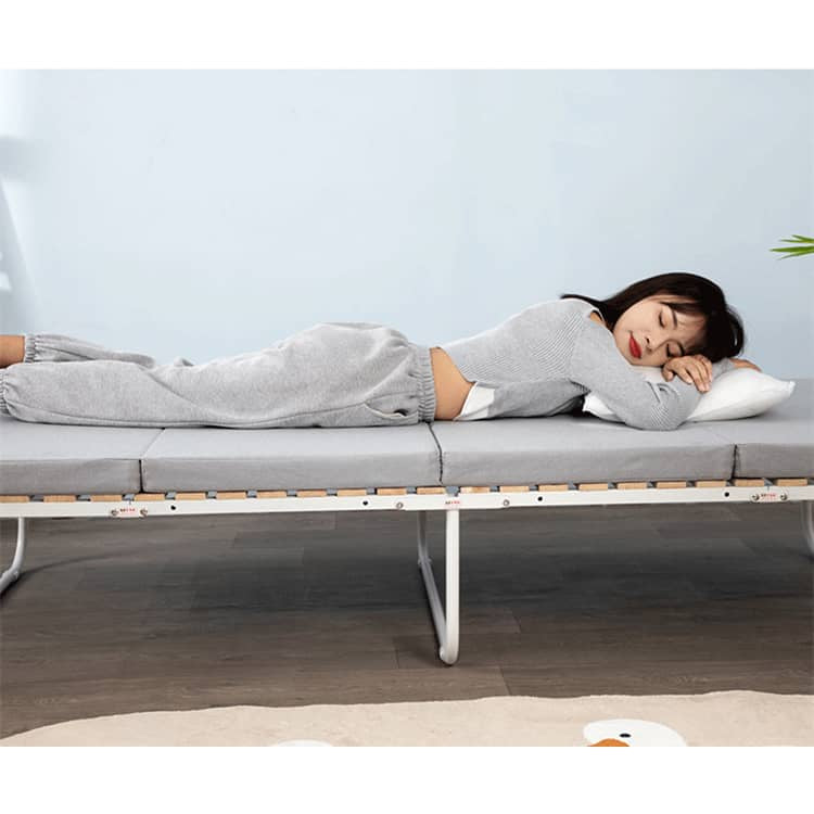 Stylish White Paulownia Wood Bed Frame with Steel Accents - Elegant Natural Finish fcsnm-901 Stylish White Paulownia Wood Bed Frame with Steel Accents - Elegant Natural Finish fcsnm-901