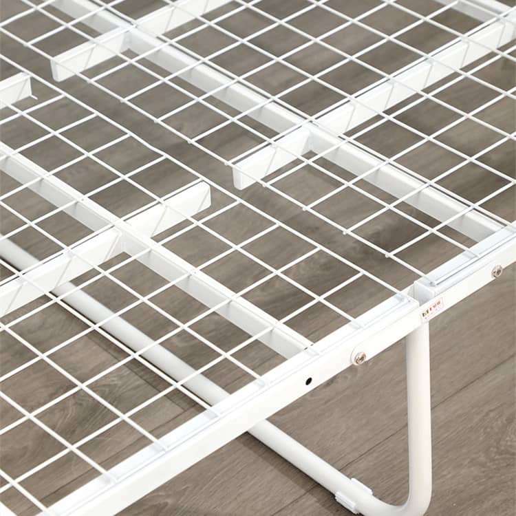 Stylish White Paulownia Wood Bed Frame with Steel Accents - Elegant Natural Finish fcsnm-901 Stylish White Paulownia Wood Bed Frame with Steel Accents - Elegant Natural Finish fcsnm-901