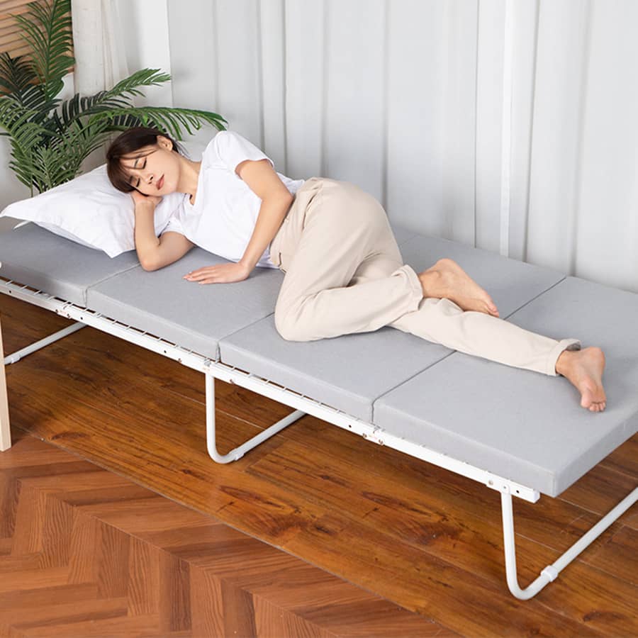 Stylish White Paulownia Wood Bed Frame with Steel Accents - Elegant Natural Finish fcsnm-901 Stylish White Paulownia Wood Bed Frame with Steel Accents - Elegant Natural Finish fcsnm-901