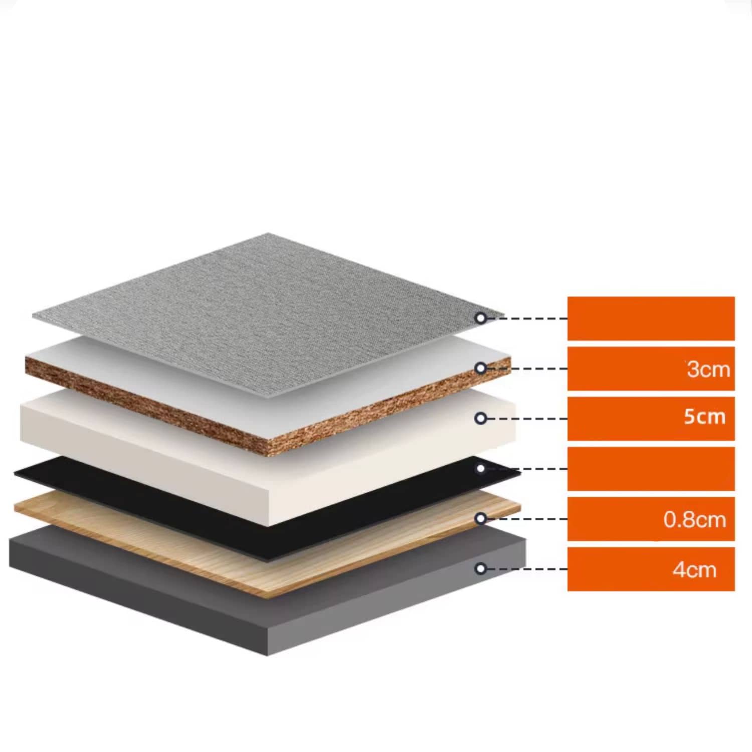 Luxurious Multi-Material Bed - Steel Frame with Laminated Wood & Bamboo Charcoal Foam fcsnm-903 Luxurious Multi-Material Bed - Steel Frame with Laminated Wood & Bamboo Charcoal Foam fcsnm-903