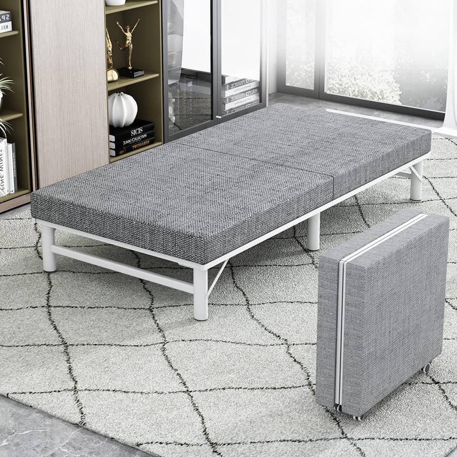 Luxurious Multi-Material Bed - Steel Frame with Laminated Wood & Bamboo Charcoal Foam fcsnm-903 Luxurious Multi-Material Bed - Steel Frame with Laminated Wood & Bamboo Charcoal Foam fcsnm-903