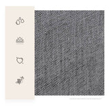Modern Grey & Black Bed with Bamboo Charcoal Foam and Laminated Wood fcsnm-904