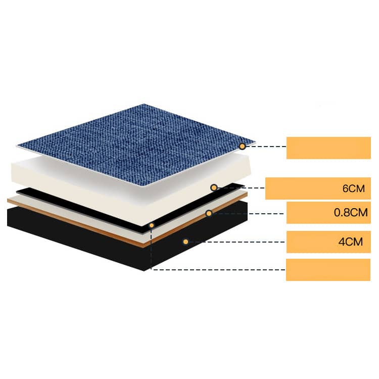 Modern Grey & Black Bed with Bamboo Charcoal Foam and Laminated Wood fcsnm-904 Modern Grey & Black Bed with Bamboo Charcoal Foam and Laminated Wood fcsnm-904