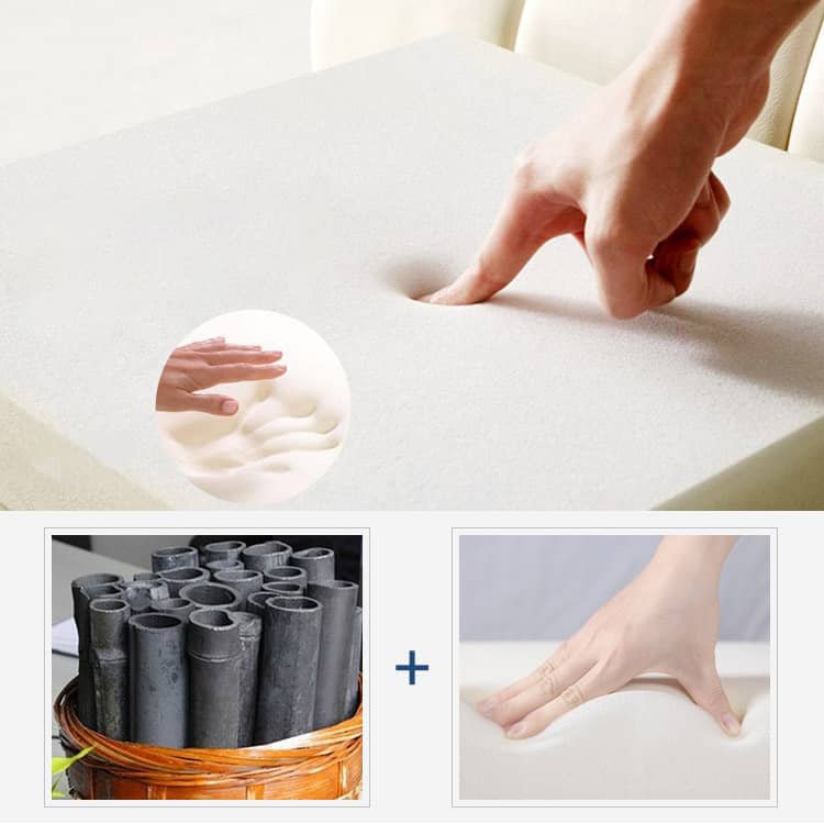 Modern Multi-Material Bed with Steel Frame and Comfortable Foam Layers fcsnm-905 Modern Multi-Material Bed with Steel Frame and Comfortable Foam Layers fcsnm-905