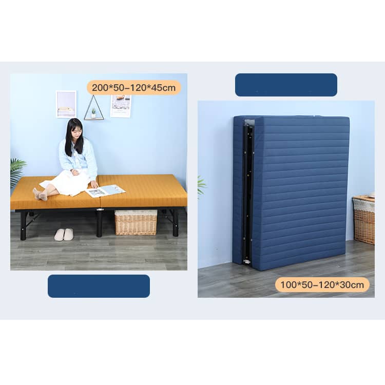 Modern Multi-Material Bed with Steel Frame and Comfortable Foam Layers fcsnm-905 Modern Multi-Material Bed with Steel Frame and Comfortable Foam Layers fcsnm-905