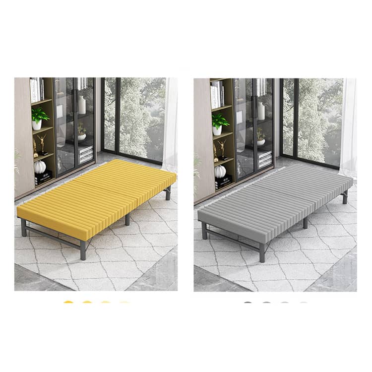Modern Multi-Material Bed with Steel Frame and Comfortable Foam Layers fcsnm-905 Modern Multi-Material Bed with Steel Frame and Comfortable Foam Layers fcsnm-905