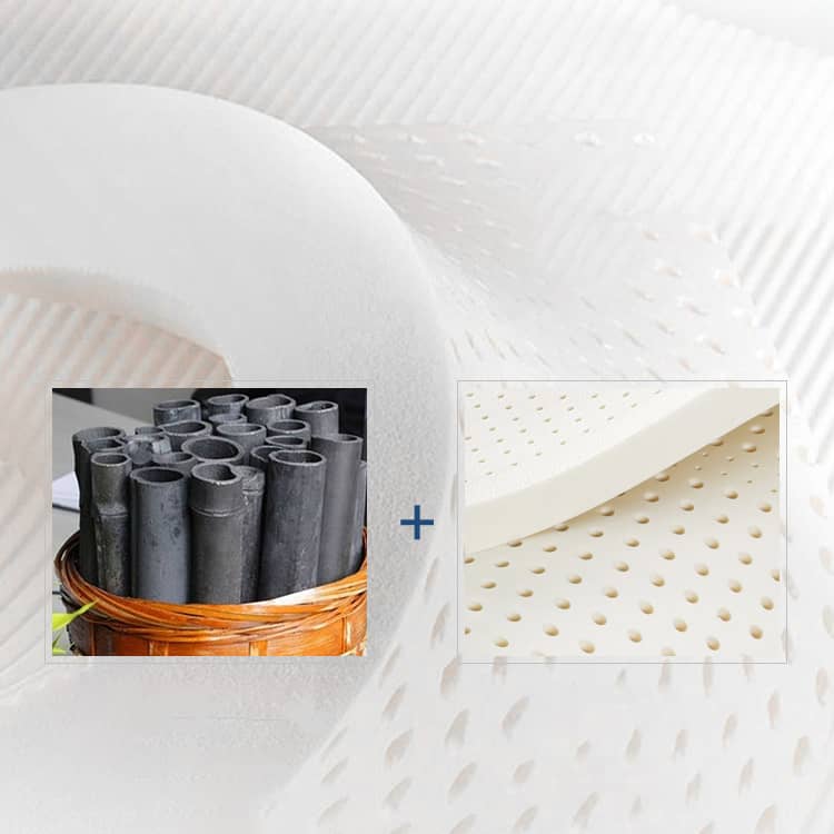 Premium Comfort Bed Mattress - Grey, Black, Light Brown, Blue - Laminated Wood, Bamboo Charcoal, Coconut Palm, Latex, Figure Cotton, Polyester Layers fcsnm-906 Premium Comfort Bed Mattress - Grey, Black, Light Brown, Blue - Laminated Wood, Bamboo Charcoal, Coconut Palm, Latex, Figure Cotton, Polyester Layers fcsnm-906