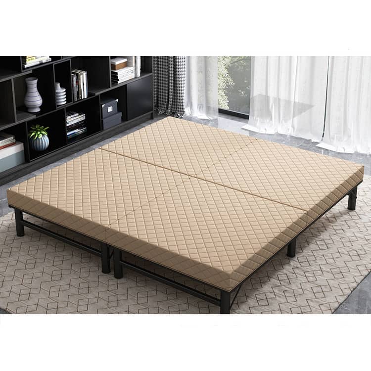 Modern Multi-Layer Steel and Wood Bed with Bamboo Charcoal Foam and Figure Cotton Topper - Available in Grey, Black, Blue, Brown, and Off White fcsnm-908 Modern Multi-Layer Steel and Wood Bed with Bamboo Charcoal Foam and Figure Cotton Topper - Available in Grey, Black, Blue, Brown, and Off White fcsnm-908