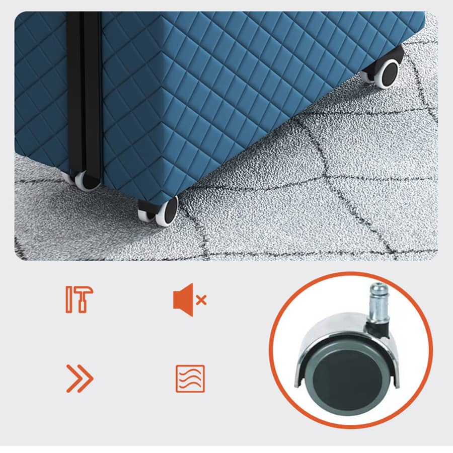 Modern Multi-Layer Steel and Wood Bed with Bamboo Charcoal Foam and Figure Cotton Topper - Available in Grey, Black, Blue, Brown, and Off White fcsnm-908 Modern Multi-Layer Steel and Wood Bed with Bamboo Charcoal Foam and Figure Cotton Topper - Available in Grey, Black, Blue, Brown, and Off White fcsnm-908