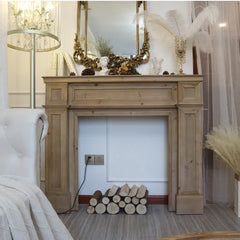 Modern Chinese Fir Console Table with Density Board Shelves - Stylish and Space-Saving Design fcwz-2353