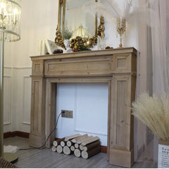 Modern Chinese Fir Console Table with Density Board Shelves - Stylish and Space-Saving Design fcwz-2353