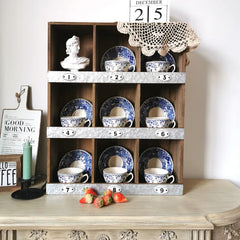 Rustic Chinese Fir Wooden Cabinet with Metal Accents - Compact and Versatile Storage Solution fcwz-2355