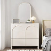 Sleek Modern White Cabinet with Solid Wood Density Board Design fcwz-2361