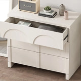 Sleek Modern White Cabinet with Solid Wood Density Board Design fcwz-2361