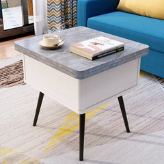 Mid-Century Modern Coffee Table, Stylish Beech Wood Multi-Layer Design fcx-2586
