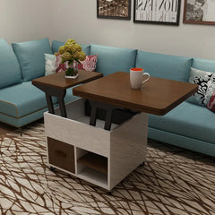 Multi-Functional Coffee Table with Storage - Stylish Multi-Layer Design fcx-2589 for Living Room