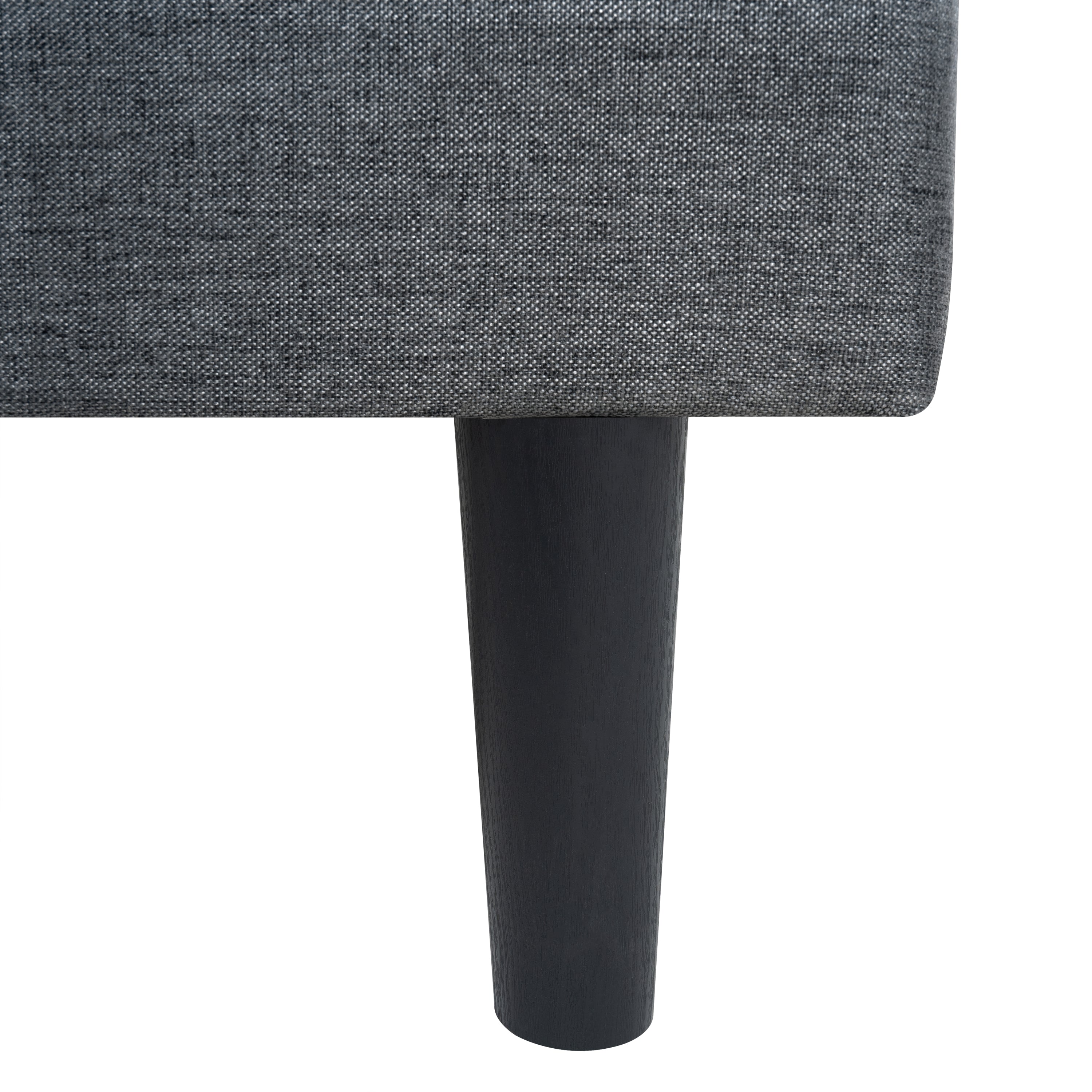 Queen Size Upholstered Platform Bed Frame with Modern Button Tufted Linen Fabric Headboard, No Box Spring Needed, Wood Slat Support, Easy Assembly, Drak Grey Queen Size Upholstered Platform Bed Frame with Modern Button Tufted Linen Fabric Headboard, No Box Spring Needed, Wood Slat Support, Easy Assembly, Drak Grey