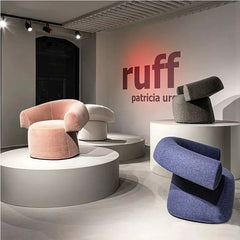 Solid Wood Lambswool Chair - Modern Comfort and Style for Your Living Room fel-2438