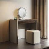 Stylish Synthetic Leather Stool for Modern Home Decor - Versatile Seating Solution fhx-4576