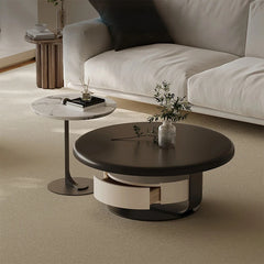 Stylish Pine Sintered Stone Coffee Table with Modern Design - Perfect for Living Room Decor fjd-4682