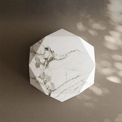 Elegant Modern Sintered Stone Coffee Table - Geometric Design for Chic Living Rooms fjd-4724