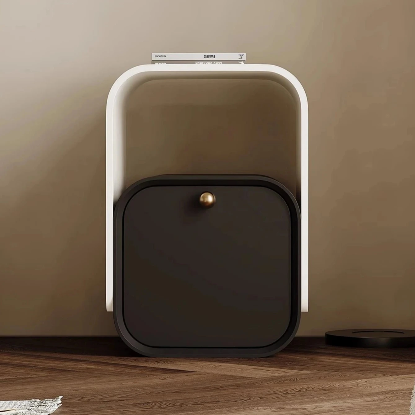 Stylish Pine Bedside Cupboard with Sleek Design for Modern Bedrooms fjd-4728