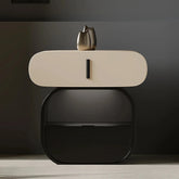 Sleek Modern Bedside Cupboard – Stylish Solid Wood & Density Board Design for Elegant Bedrooms fjd-4731