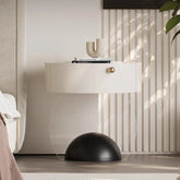 Elegant Modern Bedside Cupboard with Sleek Acrylic Base - Stylish Storage Solution for Your Bedroom fjd-4735