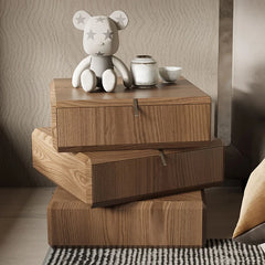 Stylish Density Board Bedside Cupboard with Modern Drawer Design - Perfect Nightstand for Your Bedroom fjd-4738