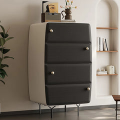 Modern Pine Density Board Cabinet with 4 Drawers - Stylish Storage Solution for Home and Office fjd-4745