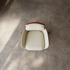 Luxurious Synthetic Leather Office Chair with Aluminum Alloy Base - Ergonomic Design for Ultimate Comfort fjd-4748