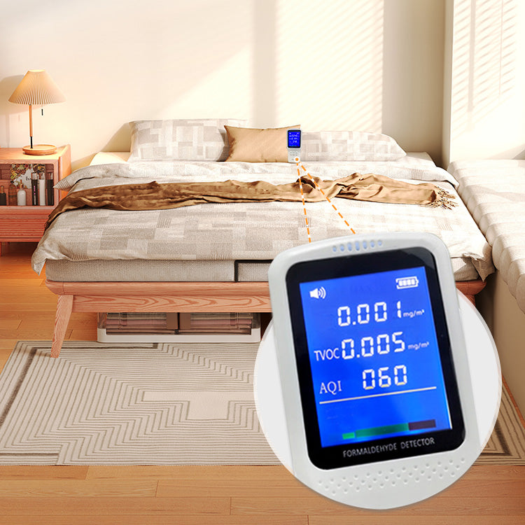 Elegant Bed Frame in Natural Wood with White and Light Brown Ash Wood Accents fjjj-1656 Elegant Bed Frame in Natural Wood with White and Light Brown Ash Wood Accents fjjj-1656