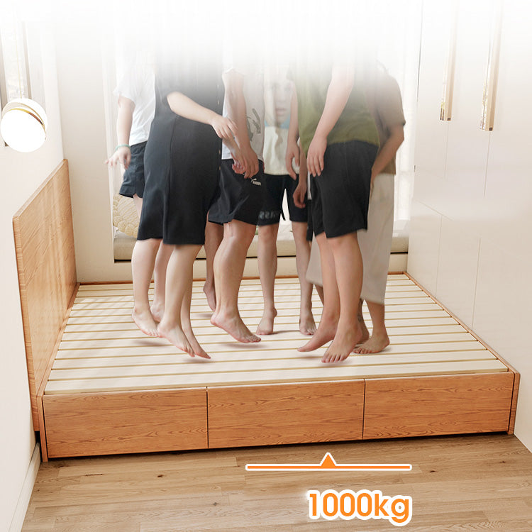 Minimalistic Ash Wood Bed Frame Queen Size Bed with Storage - Functional Design for Bedroom  fjjj-1657 Minimalistic Ash Wood Bed Frame Queen Size Bed with Storage - Functional Design for Bedroom  fjjj-1657