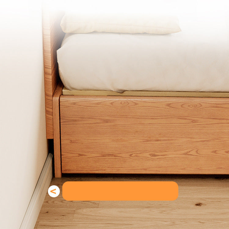 Minimalistic Ash Wood Bed Frame Queen Size Bed with Storage - Functional Design for Bedroom  fjjj-1657 Minimalistic Ash Wood Bed Frame Queen Size Bed with Storage - Functional Design for Bedroom  fjjj-1657