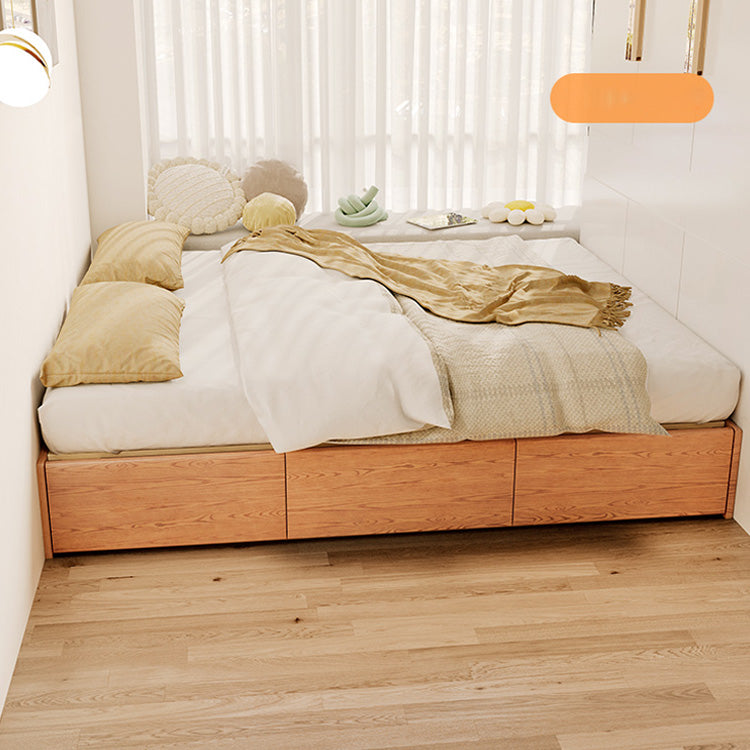 Minimalistic Ash Wood Bed Frame Queen Size Bed with Storage - Functional Design for Bedroom  fjjj-1657 Minimalistic Ash Wood Bed Frame Queen Size Bed with Storage - Functional Design for Bedroom  fjjj-1657