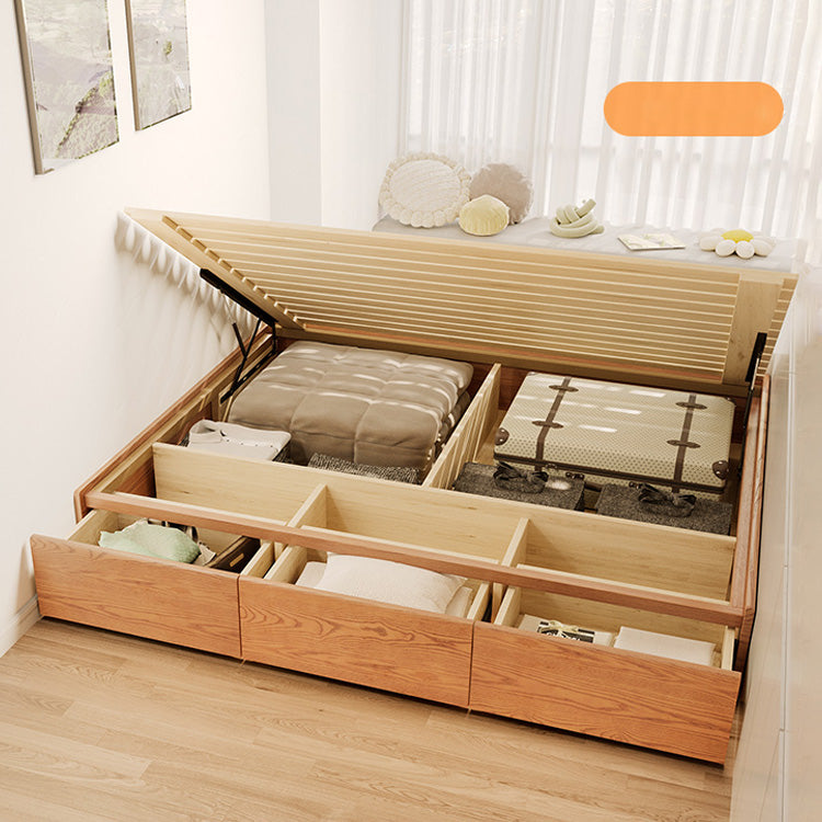 Minimalistic Ash Wood Bed Frame Queen Size Bed with Storage - Functional Design for Bedroom  fjjj-1657 Minimalistic Ash Wood Bed Frame Queen Size Bed with Storage - Functional Design for Bedroom  fjjj-1657