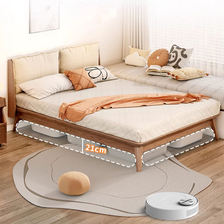 Sleek Ash Wood Bed Frame with Luxurious Down Corduroy Upholstery in Earthy Hues fjjj-1660 Sleek Ash Wood Bed Frame with Luxurious Down Corduroy Upholstery in Earthy Hues fjjj-1660