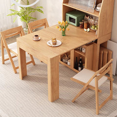 Convertible Dining Table Cabinet - Ideal for Small Spaces fjnl-1582
